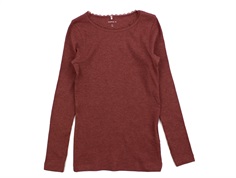 Name It apple butter/melange top